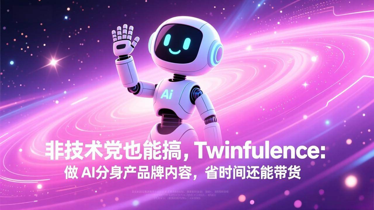 （17381期）非技术党也能搞!Twinfluence:做 AI 分身产品牌内容,省时间还能带货-研习库