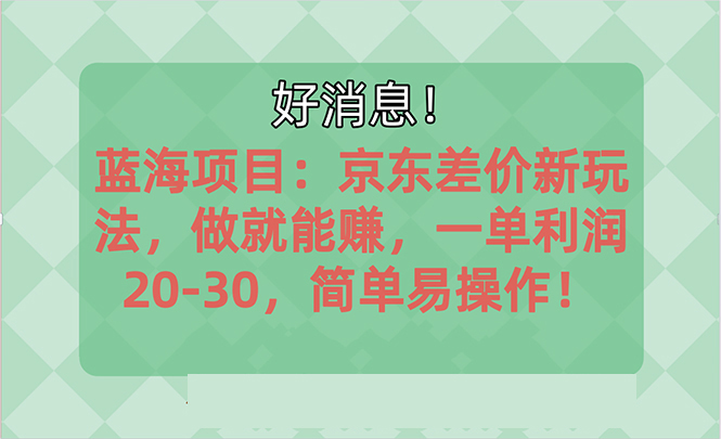 (10989期)越早知道越能赚到钱的蓝海项目:京东大平台操作,一单利润20-30,简单…