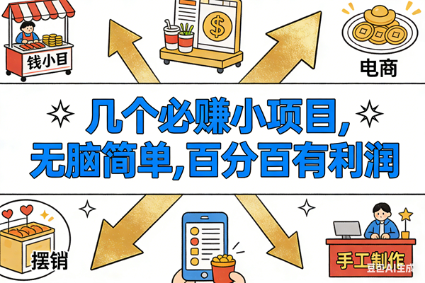 （16956期）9个必赚小项目，无脑简单，百分百有利润，副业首选，日入200+-研习库