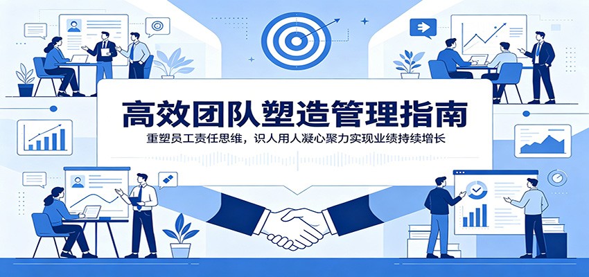 高效团队塑造管理指南：重塑员工责任思维，识人用人凝心聚力实现业绩持续增长-研习库