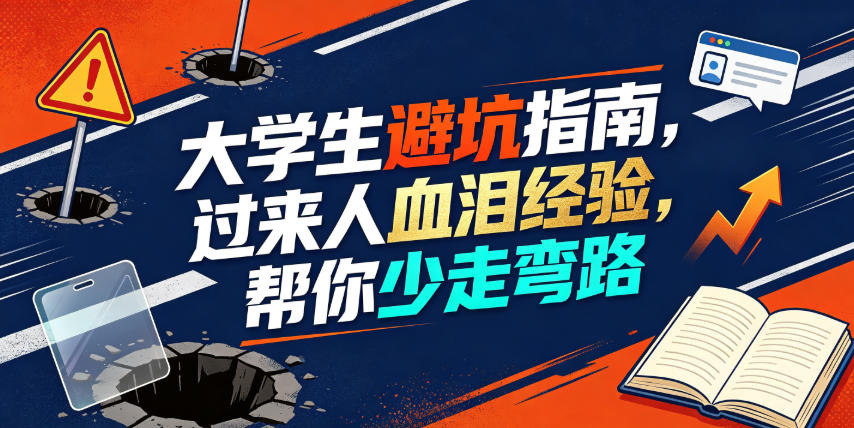 某公众号付费文章:大学生避坑指南,过来人血泪经验,帮你少走弯路-研习库