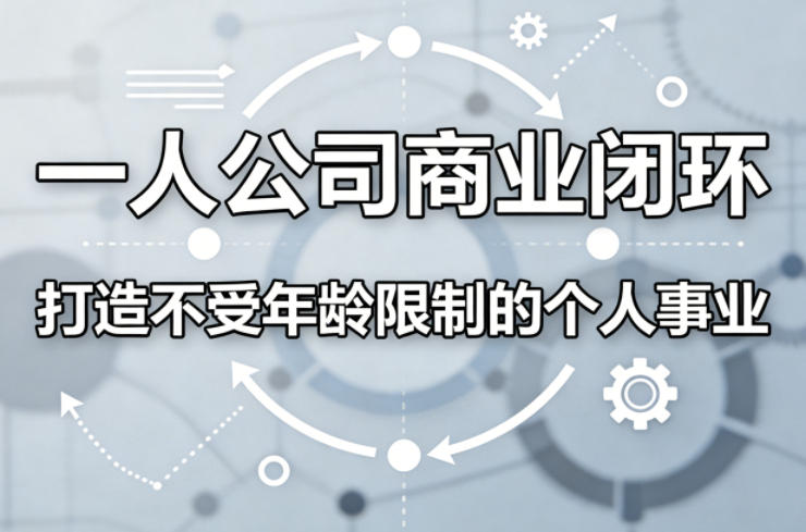 一人公司商业闭环,打造一份不受年龄限制的个人事业-研习库