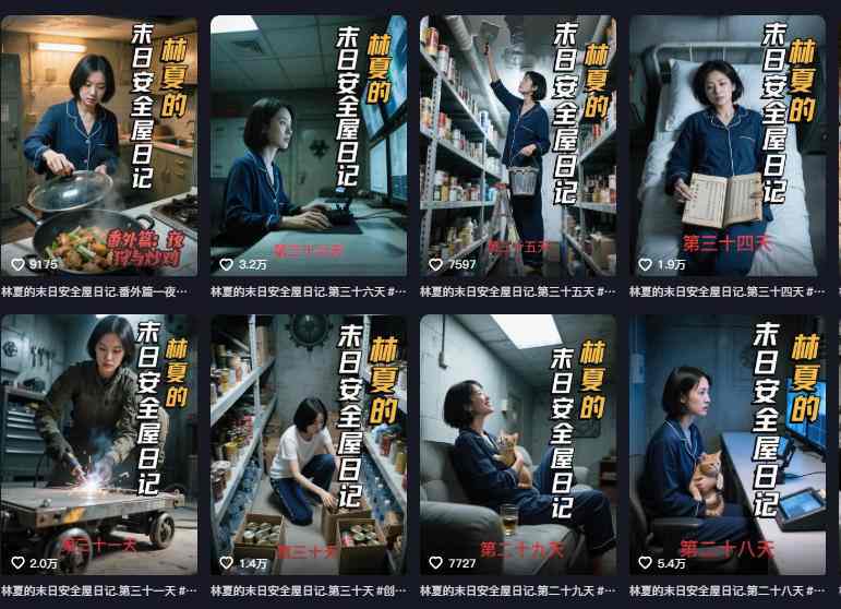 十个作品涨粉近20W!用AI制作末日安全日记连载,日入4位数,评论区爆肝求更新(附详细步骤)-研习库