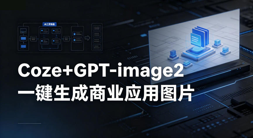 【Coze工作流搭建实操教程】coze+GPT-image2一键生成商业应用图片,全流程保姆级教学-研习库