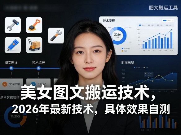 美女图文搬运技术，2026年最新技术，具体效果自测-研习库