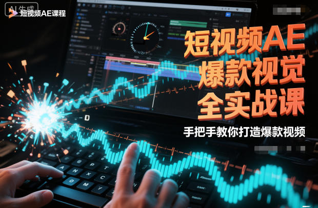 短视频AE爆款视觉全实战课,手把手教你打造爆款视频-研习库