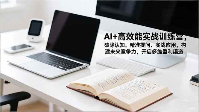 （16635期）AI+高效能实战训练营，破除认知、精准提问、实战应用，构建未来竞争力，开启多维盈利渠道-研习库