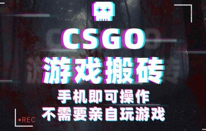 图片[1]-（16090期）CSGO游戏挂机捡漏，单日扫货500+，年底小高峰上车可吃肉，手机即可操作…-研习库