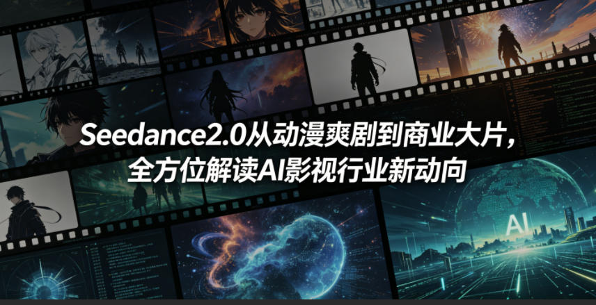Seedance2.0从动漫爽剧到商业大片,全方位解读AI影视行业新动向-研习库
