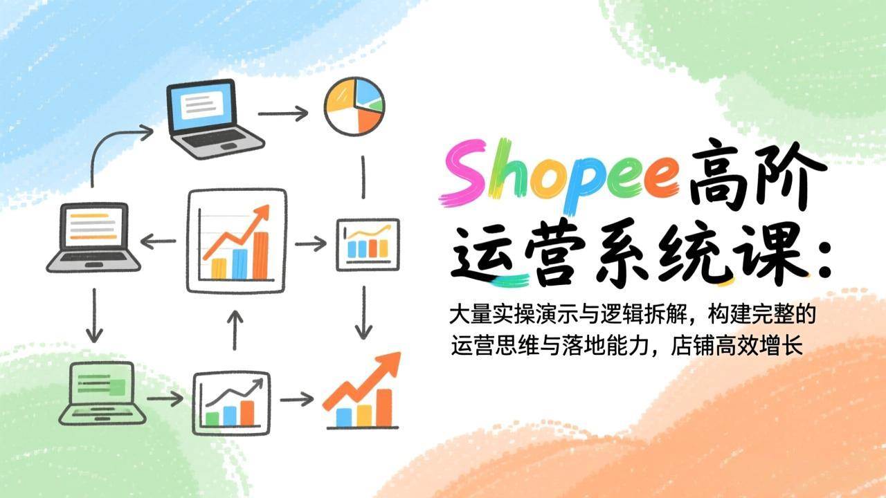 （17124期）Shopee高阶运营系统课：大量实操演示与逻辑拆解，构建完整的运营思维与落地能力，店铺高效增长-研习库